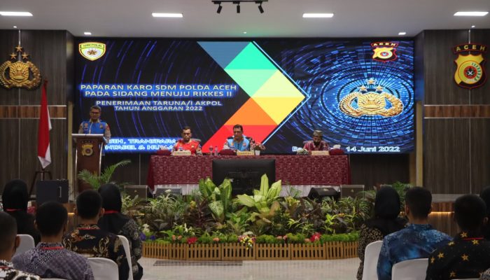 Kapolda Aceh Pimpin Sidang Terbuka Menuju Rikkes Tahap 2 Penerimaan Akpol T. A. 2022