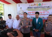 Kapolda Aceh Tinjau Bakti Kesehatan Polda Aceh dalam Rangka Hari Bhayangkara ke-76 Yang Tersambung Secara Virtual Dengan Kapolri