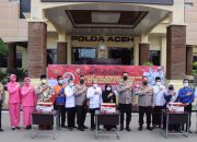 Polda Aceh Distribusikan Bansos Dan Gelar Baksos Dalam Rangka Hari Bhayangkara ke -76