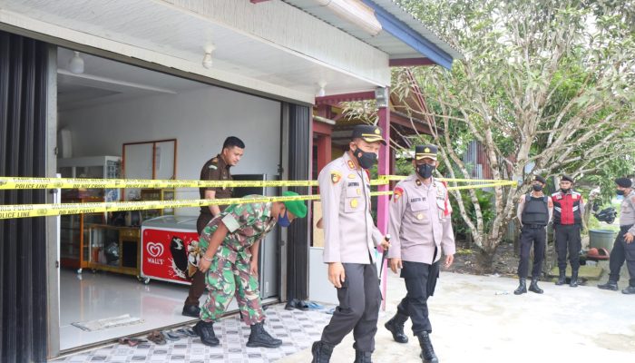 Polres Simeulue Gelar Rekonstruksi Kasus Suami Bunuh Isteri