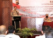 Kapolda Aceh Buka Rakernis Ditintelkam Polda Aceh