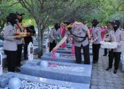 Kapolda Aceh Pimpin Upacara Ziarah di TMP Dalam Rangka Hari Bhayangkara Ke 76