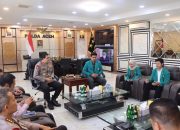 BEM USK Audiensi Dengan Kapolda Aceh