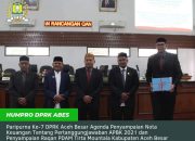 DPRK Aceh Besar Gelar Sidang Nota Keuangan dan Raqan PDAM Tirta Moutala