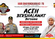 Aceh Bershalawat Warnai Even Bhayangkara Seulawah Expo 2022