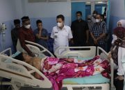 Ketua DPR Aceh Besuk Korban Amuk Gajah Liar di RSUDZA