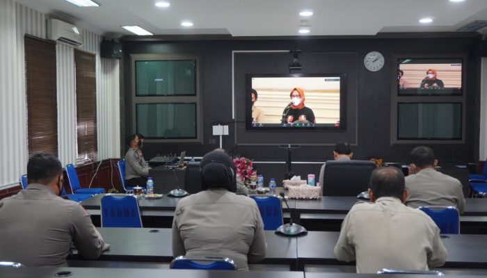 Kapolda Aceh Hadiri Penutupan Rakor Pengawasan Kompolnas Bersama Polri T. A. 2022 Secara Virtual