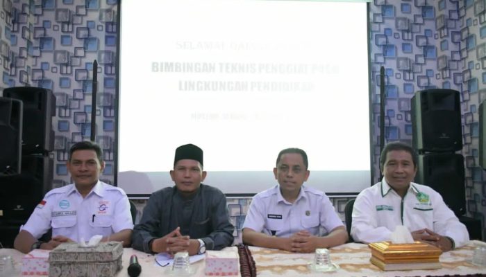 Gelar Bimtek P4GN Lingkungan Pendidikan, BNNK Sabang Hadirkan Ketua DPW Gema MA Aceh, Mahdi Andela