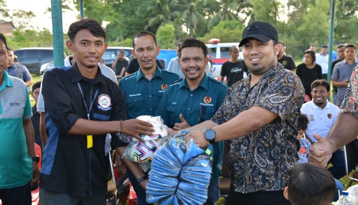 Pj Bupati Aceh Besar Buka Turnamen Blang Bintang Cup 3
