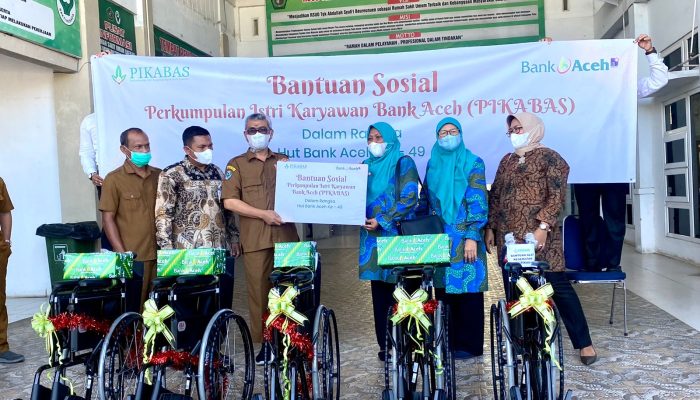 Sambut HUT Bank Aceh, Pikabas Salurkan Bantuan ke Wilayah Timur Aceh