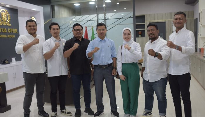 Terima HIPMI Kota, Ketua DPRK: Anak Muda Berperan dalam Membangkitkan Dunia Usaha