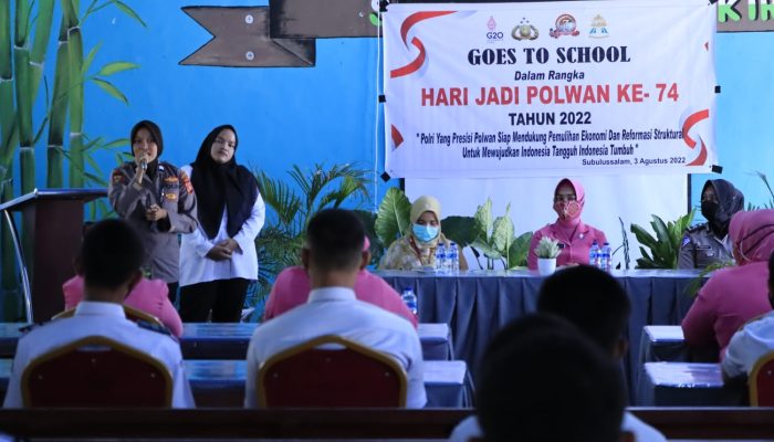 Polwan di Subulussalam Gelar Goes To School Dalam Rangka Hari Jadi ke 74 Polwan RI, Ini Yang Disampaikan Kepada Siswa