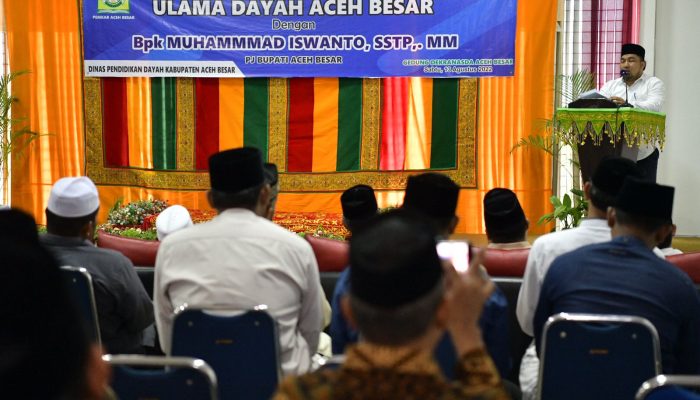 Pj Bupati Aceh Besar Silaturrahmi dengan Ulama Dayah