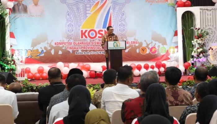 KOSN 2022, Kadisdik : Ajang Mencetak Atlet yang Dapat Mengharumkan Nama Aceh