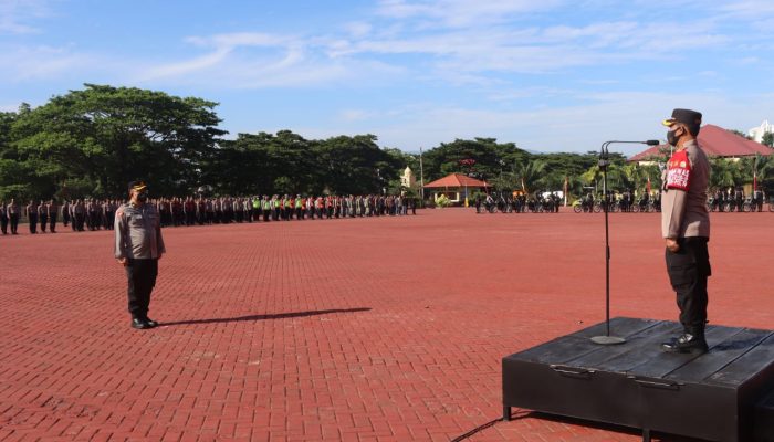 Jelang Hari Perdamaian Aceh ke 17, Polda Aceh Gelar Apel Pasukan