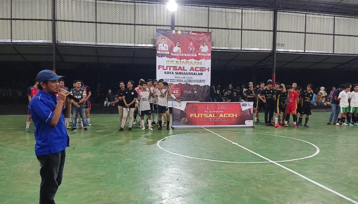 Kejuaraan Futsal Aceh CUP 1 Sukses di Gelar, Ini Juaranya