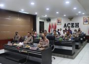 Pejabat Polda Aceh Ikuti Secara Virtual Penganugerahan Juara MTQ