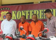 Polisi Serahkan Barang Bukti Sepeda Motor Hasil Kejahatan Kepada Pemiliknya