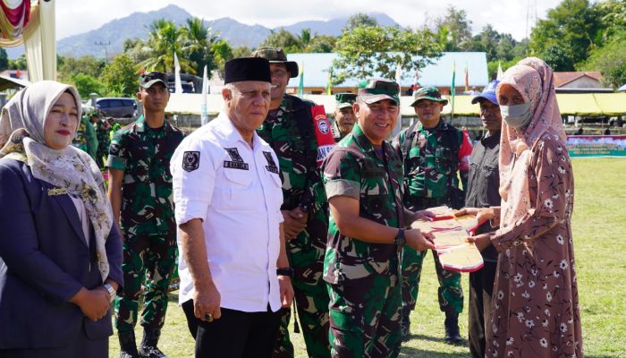 Kasdam IM Pimpin Upacara Penutupan TMMD Ke-114 di Aceh Tengah