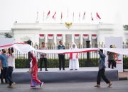 Di Acara Kirab Merah Putih, Kapolri Gelorakan Semangat Persatuan-Kesatuan Bangsa
