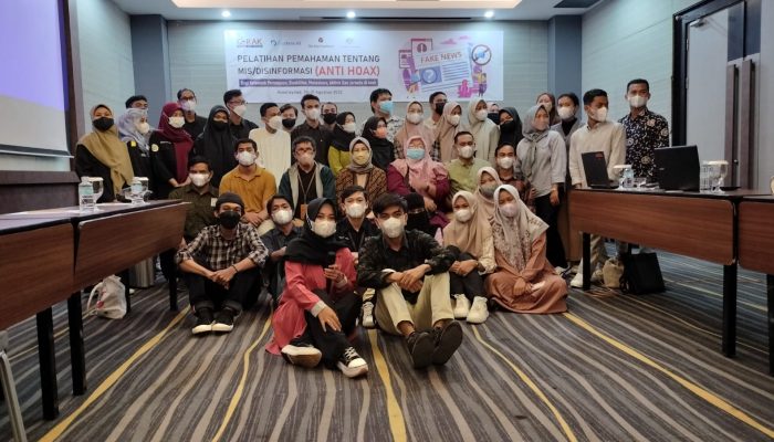 GeRAK Aceh Latih Komunitas Anak Muda Tentang Mis/Disinformasi Menjelang Pesta Demokrasi Tahun 2024