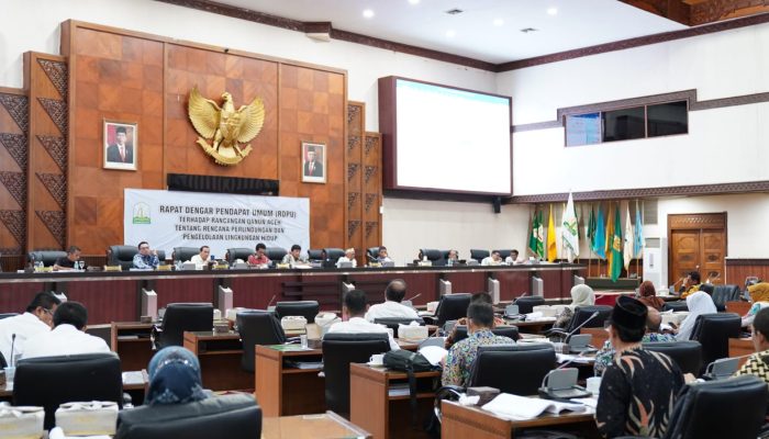 Komisi IV Gelar RDPU Raqan Aceh Tentang Rencana Perlindungan dan Pengelolaan Lingkungan Hidup