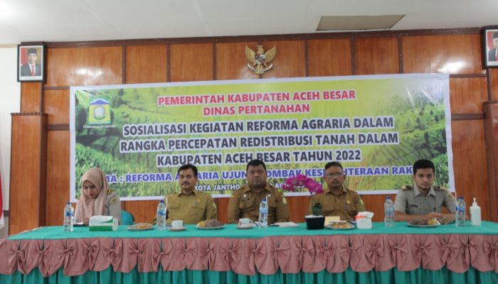 Pemkab Aceh Besar Gelar Sosialisasi Reforma Agraria