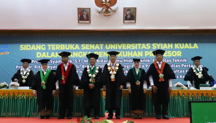 USK Kembali Kukuhkan Empat Profesor