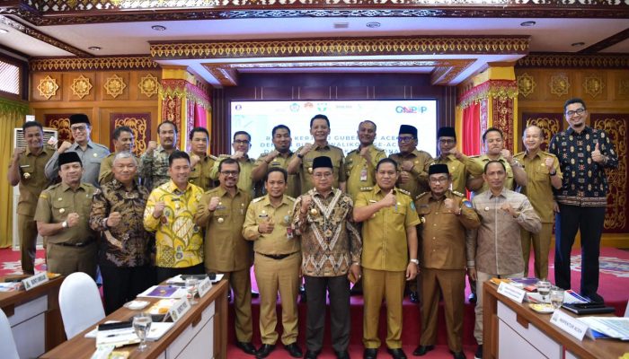 Pj Bupati Aceh Besar Ikuti Rakor Pengendalian Inflasi Bersama Pj Gubernur