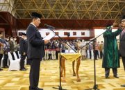 Pj Gubernur Aceh Achmad Marzuki Lantik Bustami Hamzah Sebagai Sekda Aceh