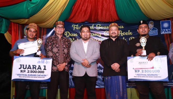 Pj. Bupati Tutup Lomba Seumapa dan Mengarang Cae Aceh Piala Ketua DPRK