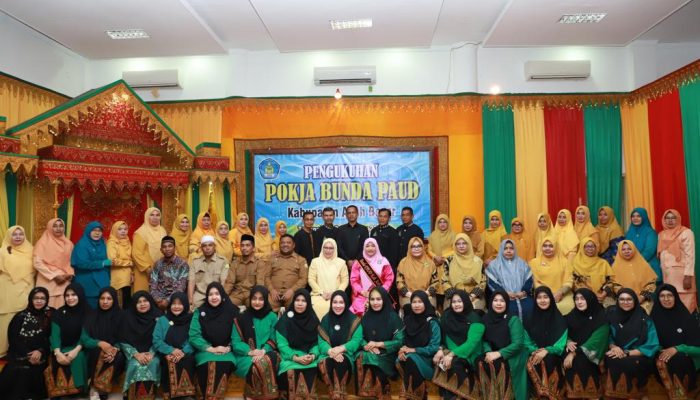 Pj Bunda PAUD Aceh Besar Lantik Pengurus Pokja
