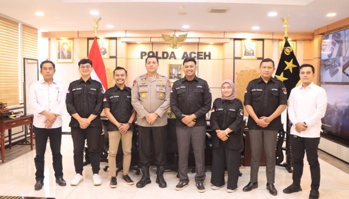 Duta Damai Dunia Maya BNPT Regional Aceh Audiensi Dengan Kapolda Aceh