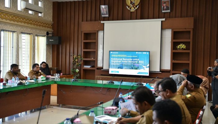 Pj Bupati Aceh Besar Buka Sosialisasi Registrasi Sosial Ekonomi