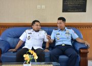 Pj Bupati Aceh Besar Silaturahmi ke Mako Lanud SIM