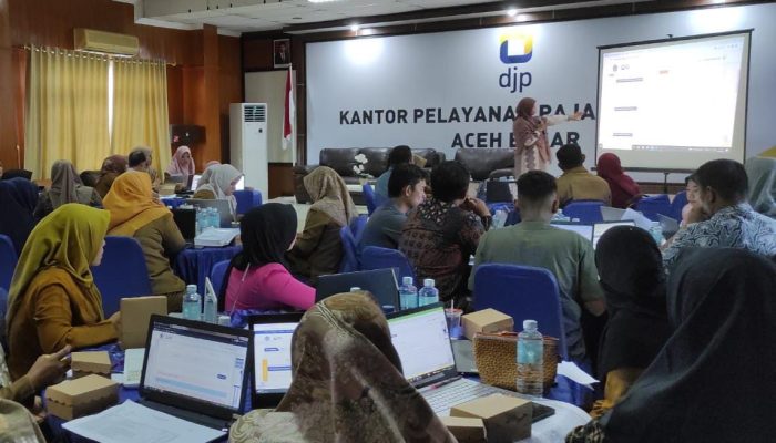 Bendahara SD dan SMP di Aceh Besar Ikuti Bimtek Pelaporan Pajak