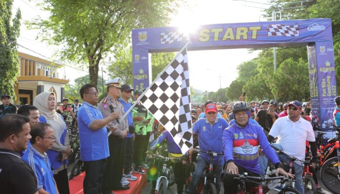 Gowes Bersama Aminullah Diikuti 6000 Peserta