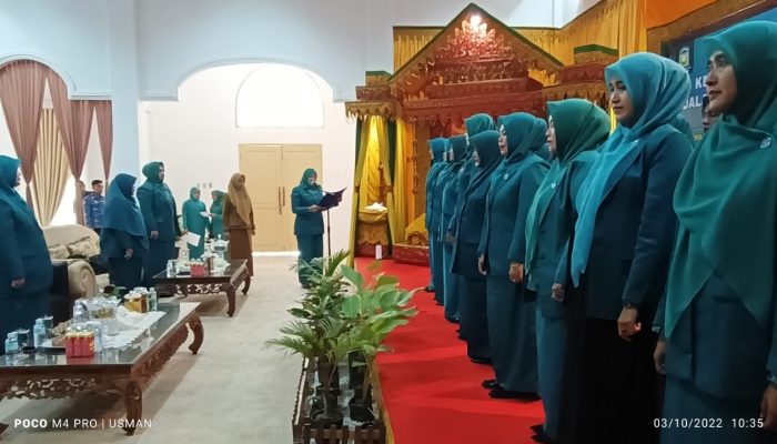 Ketua TP-PKK Kecamatan se-Aceh Besar Dilantik