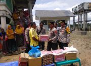 Korban Banjir Di Matangkuli Dapat Bantuan Dari Polisi