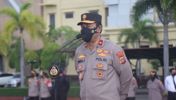 Wakapolda Aceh Pimpin Apel Pagi Perdana di Mapolda Aceh