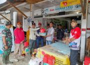 Dinsos Aceh Besar Serahkan Bantuan Masa Panik Untuk Korban Longsor dan angin kencang