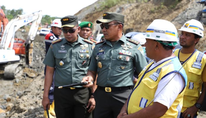 Pangdam IM Dampingi Menteri PUPR Meninjau Bendungan Rukoh