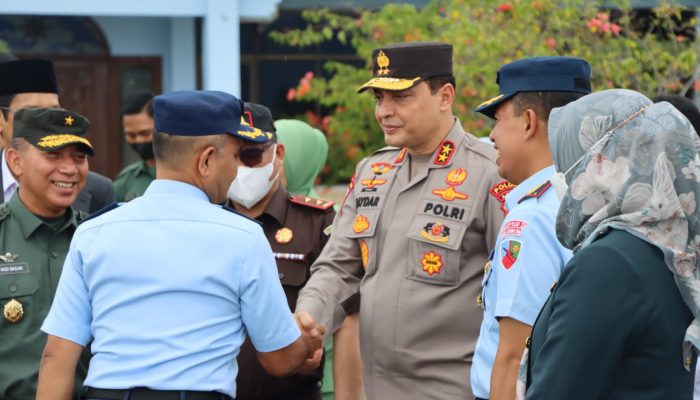 Kunjungan Kerja KASAU ke Aceh Turut Disambut Kapolda Aceh