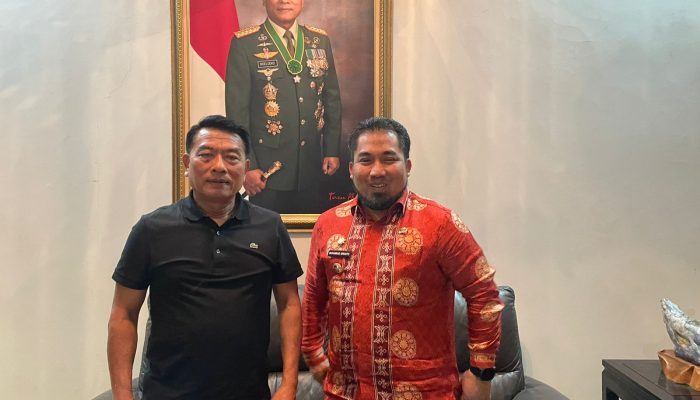 Pj Bupati Aceh Besar Bersilaturrahmi ke Kediaman Jenderal (Purn) Moeldoko