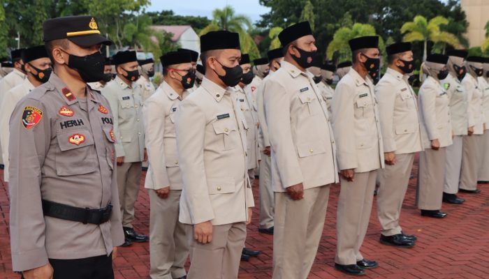 Wakapolda Aceh Irup Peringatan Hari Sumpah Pemuda ke 94 di Mapolda Aceh
