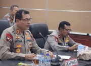Kapolda Aceh Gelar Vicon Ke Jajarannya, Ini Tujuannya