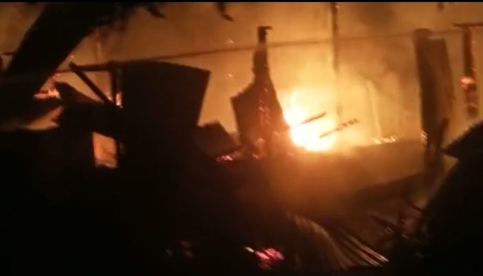 Empat Unit Rumah di Meunasah Papeun Ludes Diamuk Api