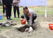 Kapolda Aceh Letakkan Batu Pertama Pembangunan Musholla Mako Satbrimob