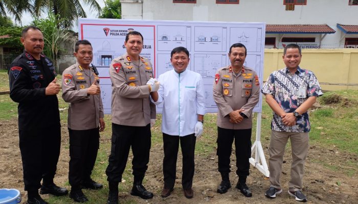 Dekatkan Brimob & Masyarakat, BSI Bantu Bangun Mushala di Mako Brimob Aceh