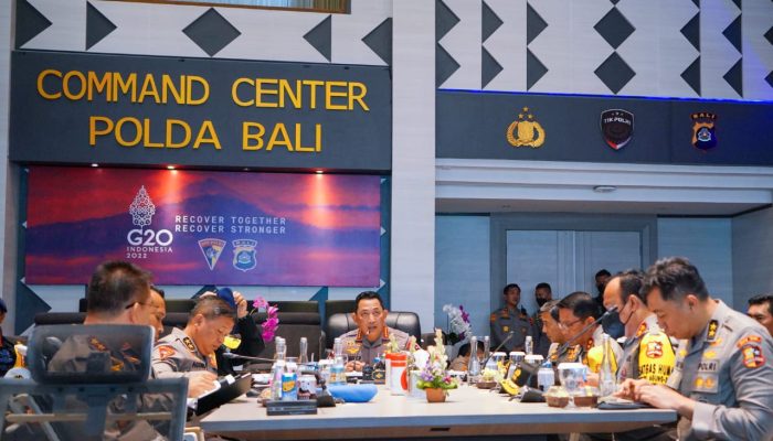 Tinjau Command Center, Kapolri Pastikan Pengamanan KTT G-20